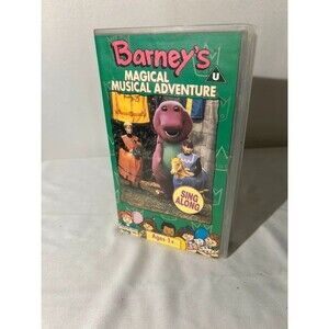 Rare UK Release Barney Magical Musical Adventure VHS